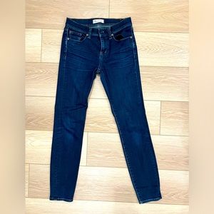 Madewell skinny jeans size 26 dark wash